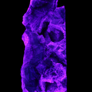 Fluorite obelisk 221*77*40mm 1410g in UV light - Rocks and Things Store