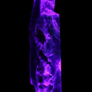 Fluorite obelisk 221*77*40mm 1410g in UV light - Rocks and Things Store