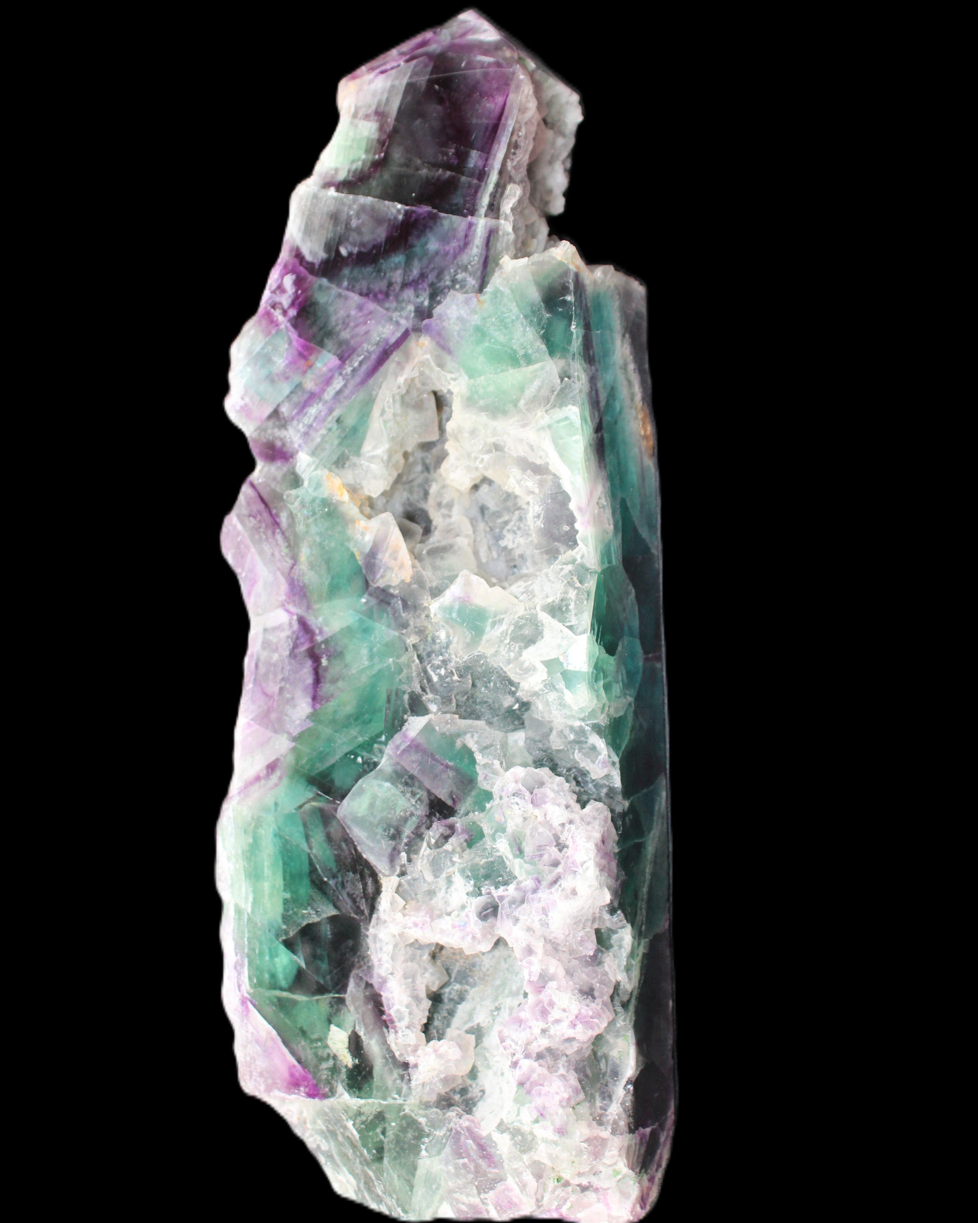 Fluorite obelisk 221*77*40mm 1410g in sunlight - Rocks and Things Store