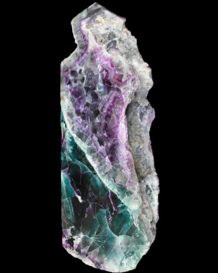 Fluorite obelisk 221*77*40mm 1410g in sunlight - Rocks and Things Store