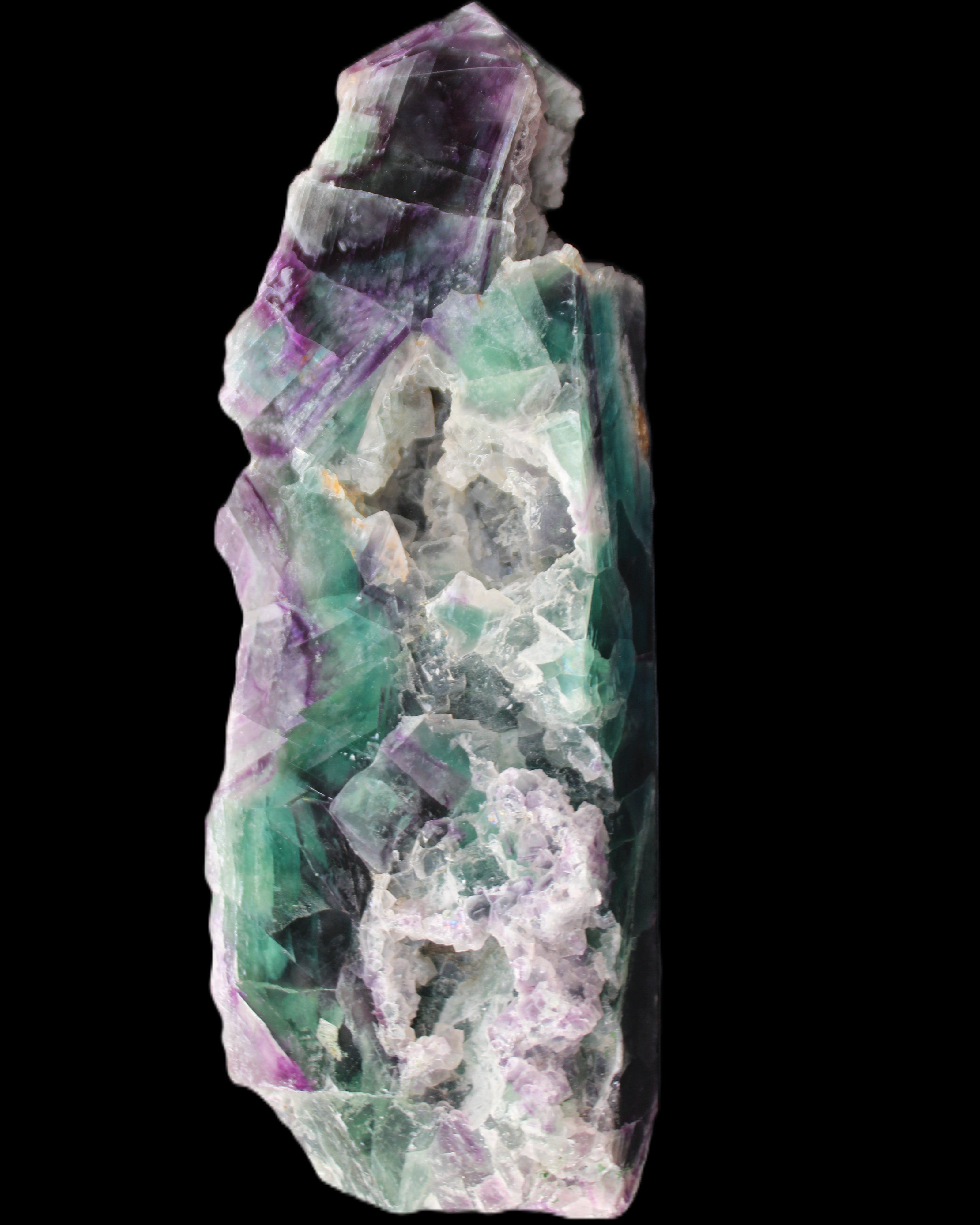 Fluorite obelisk 221*77*40mm 1410g in sunlight - Rocks and Things Store