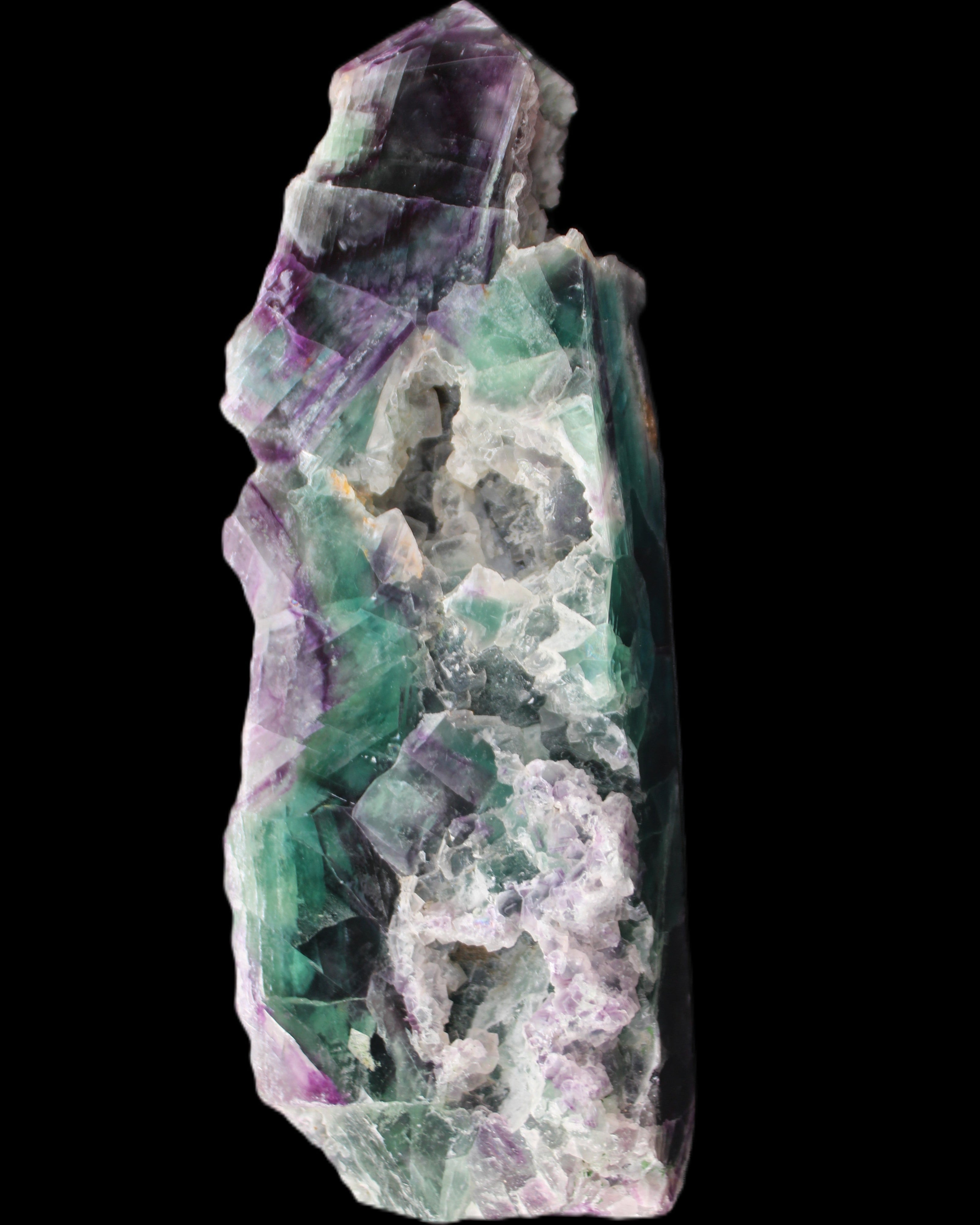 Fluorite obelisk 221*77*40mm 1410g in sunlight - Rocks and Things Store
