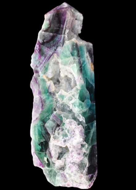Fluorite obelisk 221*77*40mm 1410g in sunlight - Rocks and Things Store
