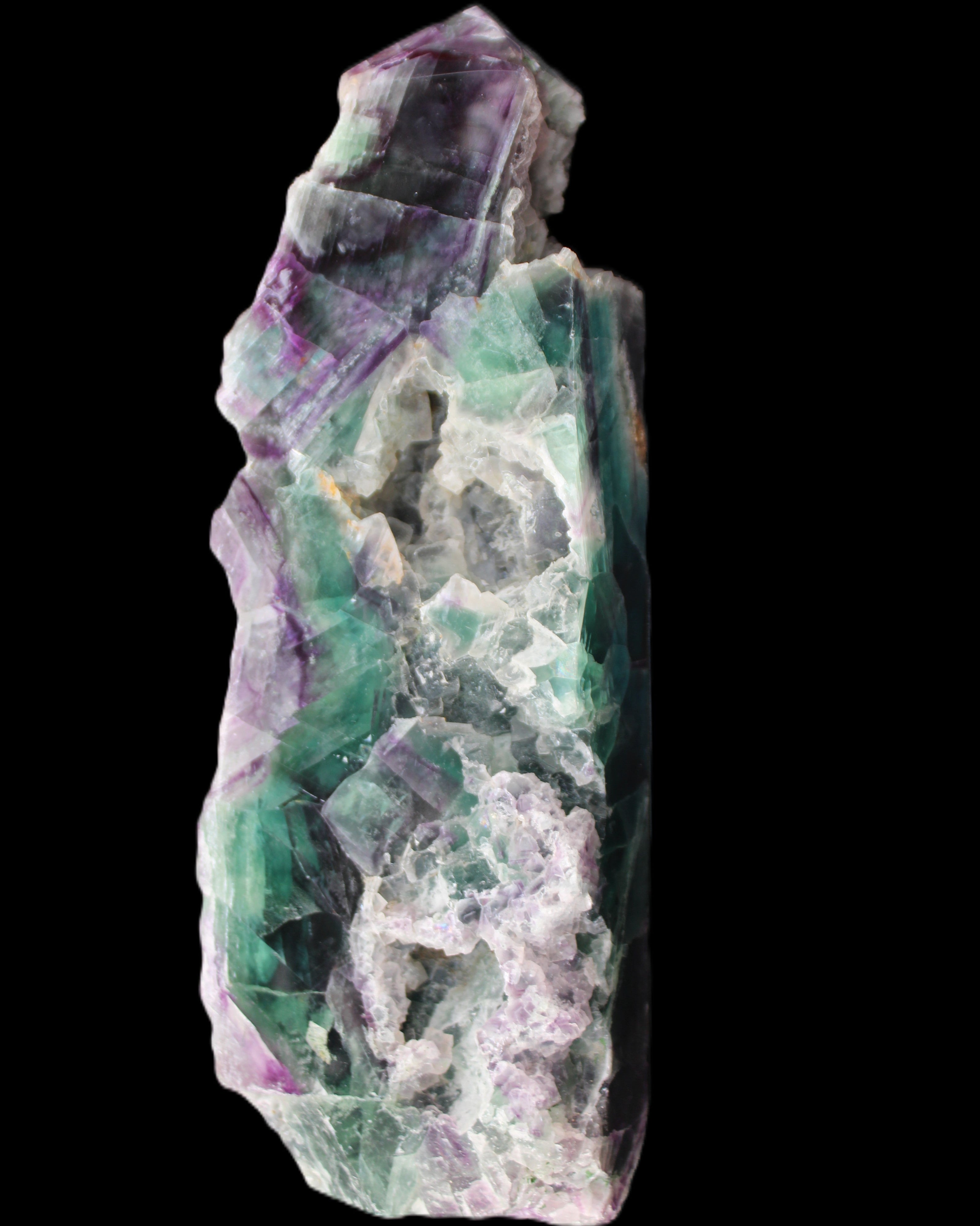 Fluorite obelisk 221*77*40mm 1410g in sunlight - Rocks and Things Store