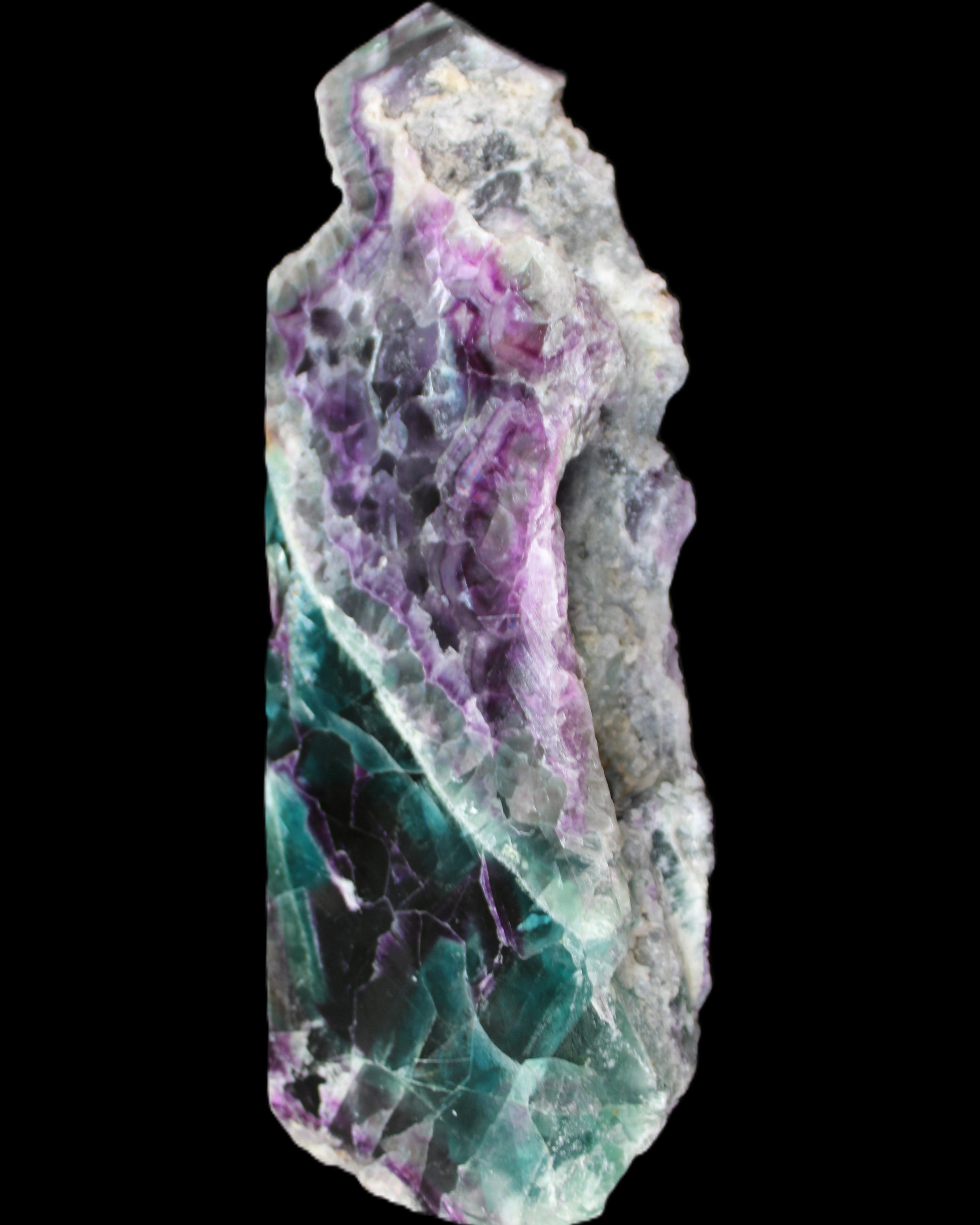 Fluorite obelisk 221*77*40mm 1410g in sunlight - Rocks and Things Store