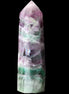 Rainbow Fluorite obelisk 98*27*29mm 151g in sunlight - Rocks and Things Store