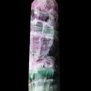 Rainbow Fluorite obelisk 98*27*29mm 151g in sunlight - Rocks and Things Store