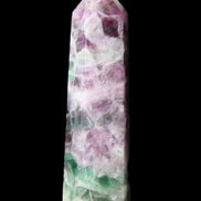 Rainbow Fluorite obelisk 98*27*29mm 151g in sunlight - Rocks and Things Store