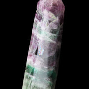 Rainbow Fluorite obelisk 98*27*29mm 151g in sunlight - Rocks and Things Store