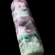Rainbow Fluorite obelisk 98*27*29mm 151g in sunlight - Rocks and Things Store