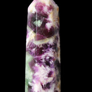 Awesome Rainbow Fluorite obelisk 94*25*27mm 141g in sunlight - Rocks and Things Store