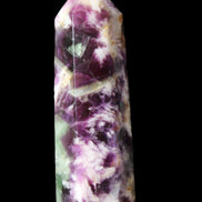 Awesome Rainbow Fluorite obelisk 94*25*27mm 141g in sunlight - Rocks and Things Store