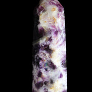 Awesome Rainbow Fluorite obelisk 94*25*27mm 141g in sunlight - Rocks and Things Store