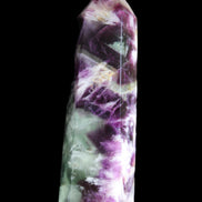 Awesome Rainbow Fluorite obelisk 94*25*27mm 141g in sunlight - Rocks and Things Store