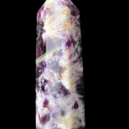 Awesome Rainbow Fluorite obelisk 94*25*27mm 141g in sunlight - Rocks and Things Store