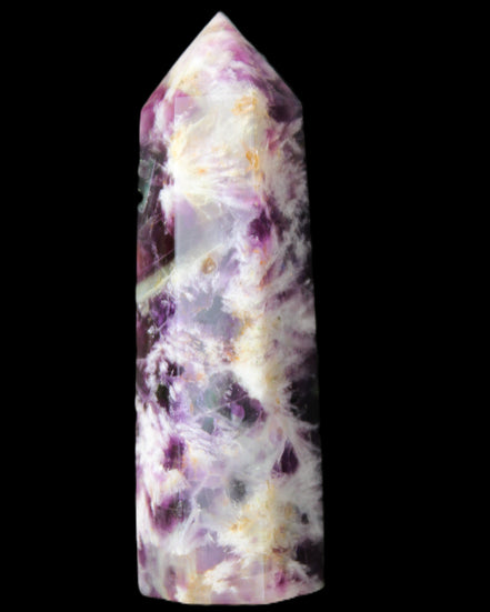 Awesome Rainbow Fluorite obelisk 94*25*27mm 141g in sunlight - Rocks and Things Store