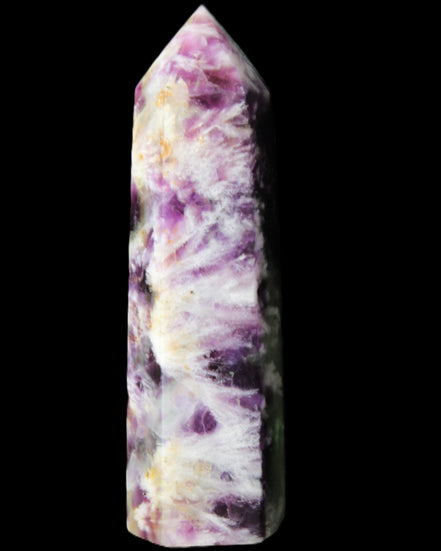 Awesome Rainbow Fluorite obelisk 94*25*27mm 141g in sunlight - Rocks and Things Store