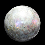 Labradorite sphere 102mm 1520g in sunlight - Rocks and Things Store