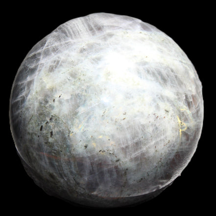 Labradorite sphere 102mm 1520g in sunlight - Rocks and Things Store