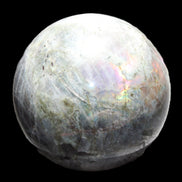 Labradorite sphere 102mm 1520g in sunlight - Rocks and Things Store