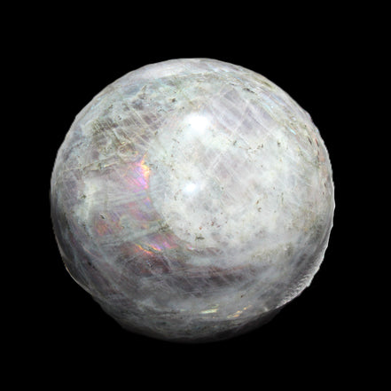 Labradorite sphere 102mm 1520g in sunlight - Rocks and Things Store