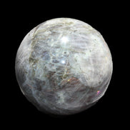 Labradorite sphere 102mm 1520g in sunlight - Rocks and Things Store