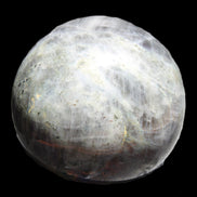 Labradorite sphere 102mm 1520g in sunlight - Rocks and Things Store