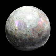 Labradorite sphere 102mm 1520g in sunlight - Rocks and Things Store