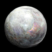 Labradorite sphere 102mm 1520g in sunlight - Rocks and Things Store