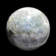 Labradorite sphere 102mm 1520g in sunlight - Rocks and Things Store