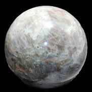 Labradorite sphere 102mm 1520g in sunlight - Rocks and Things Store