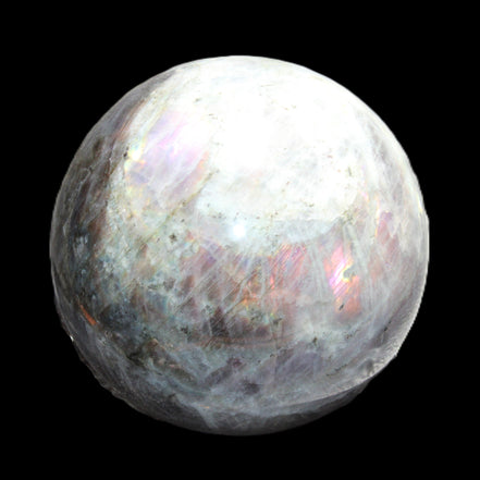 Labradorite sphere 102mm 1520g in sunlight - Rocks and Things Store