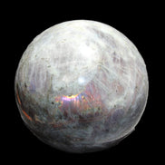 Labradorite sphere 102mm 1520g in sunlight - Rocks and Things Store