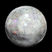 Labradorite sphere 102mm 1520g in sunlight - Rocks and Things Store