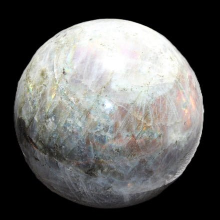 Labradorite sphere 102mm 1520g in sunlight - Rocks and Things Store