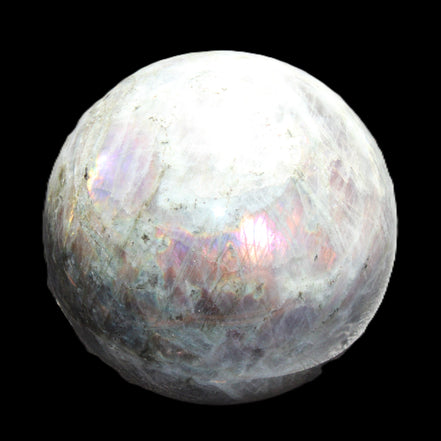 Labradorite sphere 102mm 1520g in sunlight - Rocks and Things Store