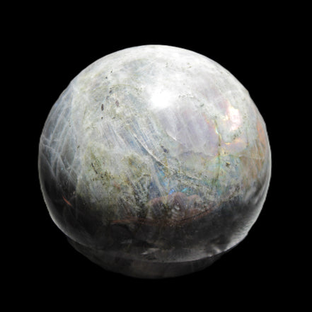 Labradorite sphere 102mm 1520g in sunlight - Rocks and Things Store