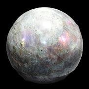 Labradorite sphere 102mm 1520g in sunlight - Rocks and Things Store