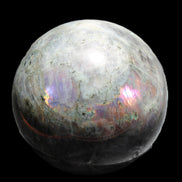 Labradorite sphere 102mm 1520g in sunlight - Rocks and Things Store