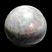 Labradorite sphere 102mm 1520g in sunlight - Rocks and Things Store