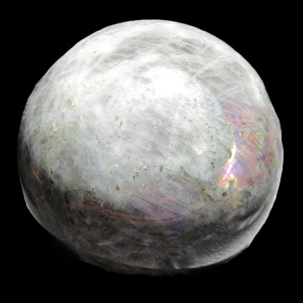 Labradorite sphere 102mm 1520g in sunlight - Rocks and Things Store