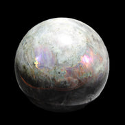 Labradorite sphere 102mm 1520g in sunlight - Rocks and Things Store
