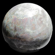 Labradorite sphere 102mm 1520g in sunlight - Rocks and Things Store