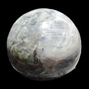 Labradorite sphere 102mm 1520g in sunlight - Rocks and Things Store