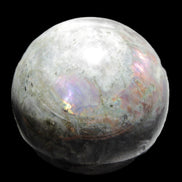 Labradorite sphere 102mm 1520g in sunlight - Rocks and Things Store
