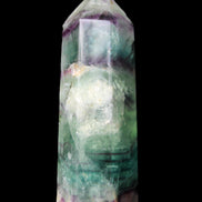 Rainbow Fluorite obelisk 88*26*29mm 144g in sunlight - Rocks and Things Store
