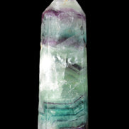Rainbow Fluorite obelisk 88*26*29mm 144g in sunlight - Rocks and Things Store