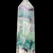 Rainbow Fluorite obelisk 88*26*29mm 144g in sunlight - Rocks and Things Store