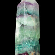 Rainbow Fluorite obelisk 88*26*29mm 144g in sunlight - Rocks and Things Store