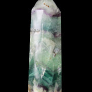 Rainbow Fluorite obelisk 88*26*29mm 144g in sunlight - Rocks and Things Store
